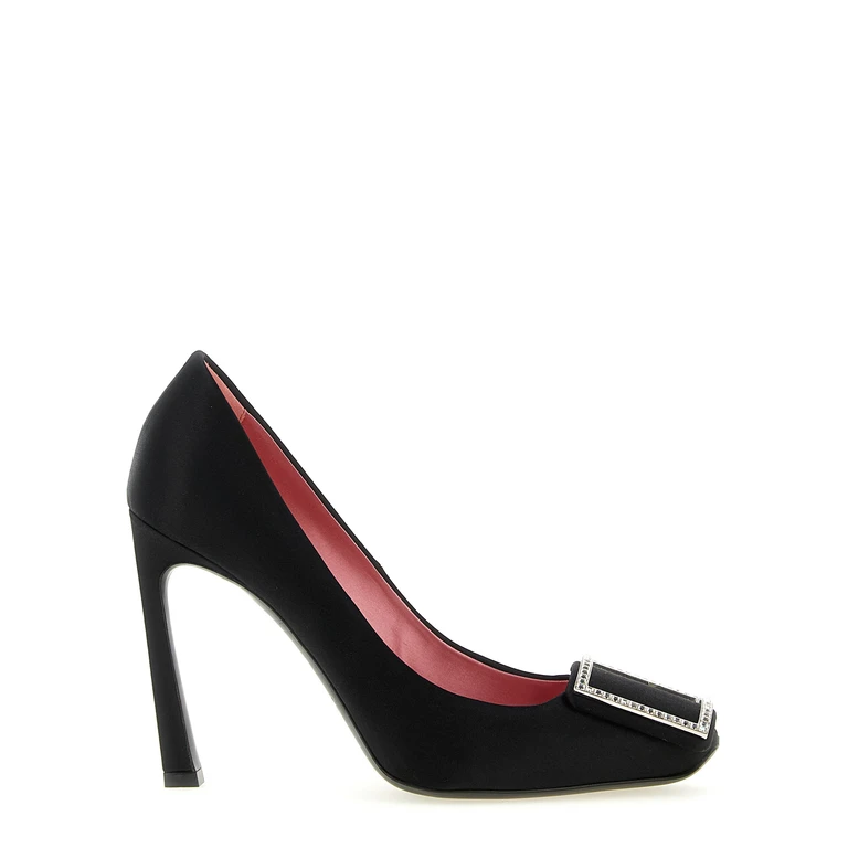 Roger Vivier Black Viscose High Heel Pumps - Women