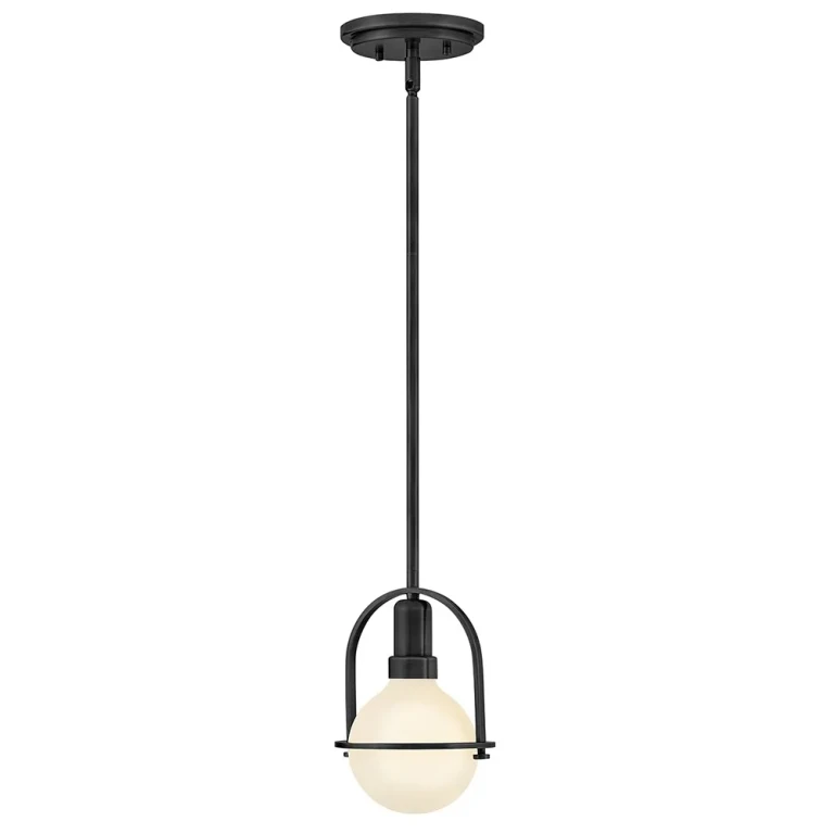 Black LED Convertible Semi-Flush Mount from the Somerset Collection