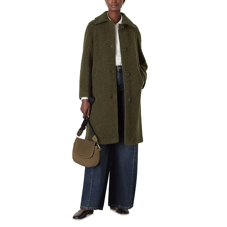 Whistles Romy Boucle Coat