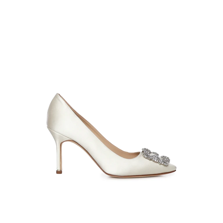 Manolo Blahnik With Heel White Viscose - Women