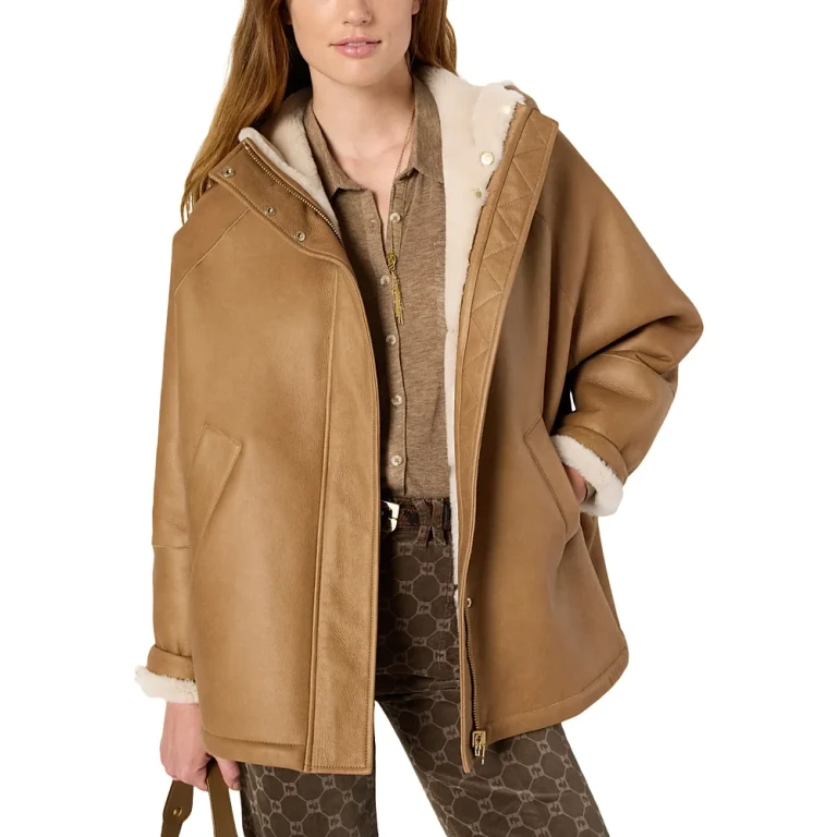 Gerard Darel Margaux Shearling Coat