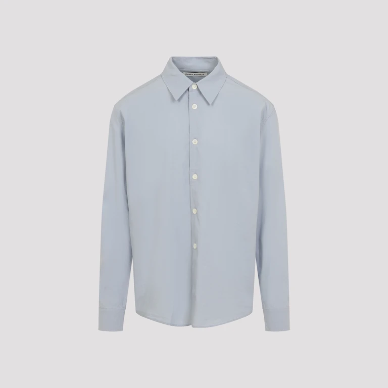 Our Legacy Beyond Shirt Blue Lyocell Cotton - Men