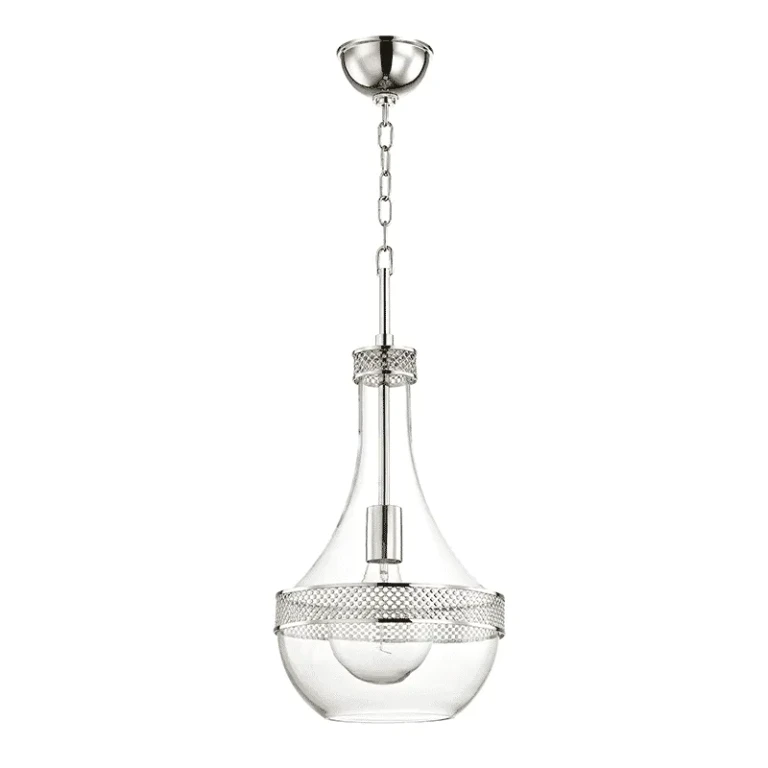 Hagen 23" Mini Pendant in Polished Nickel