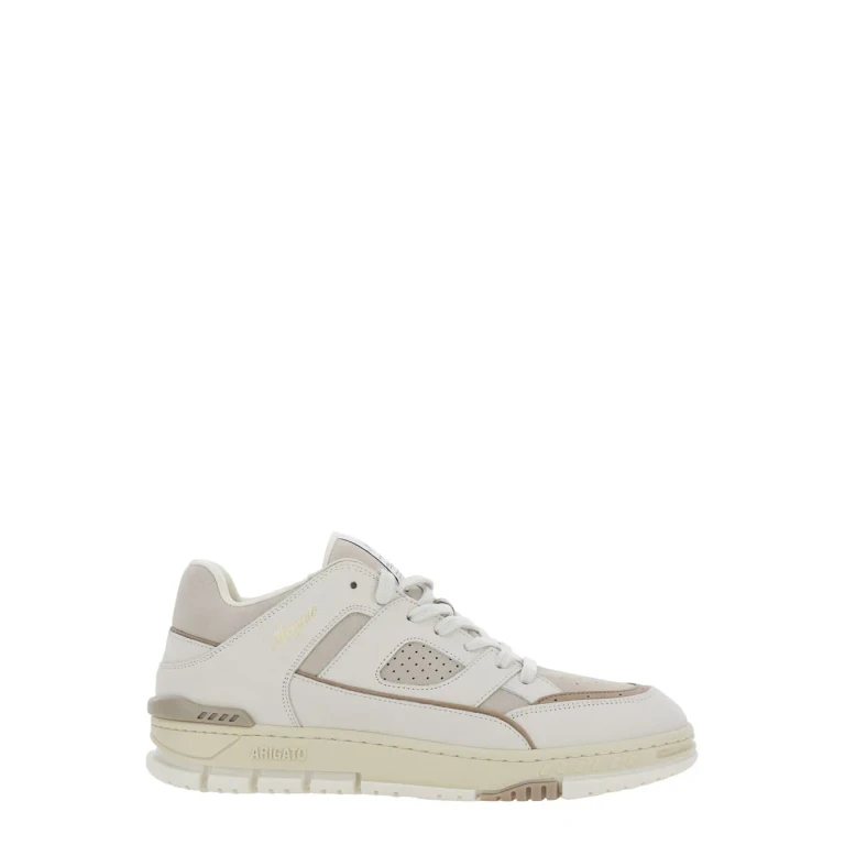 Axel Arigato area Lo Beige Low Top Sneakers With Logo Patch On The Tongue And Chunky Sole In Leather Man