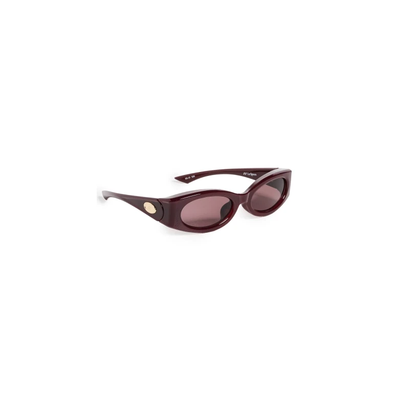 Le Specs Glaciem Sunglasses Burgundy One Size