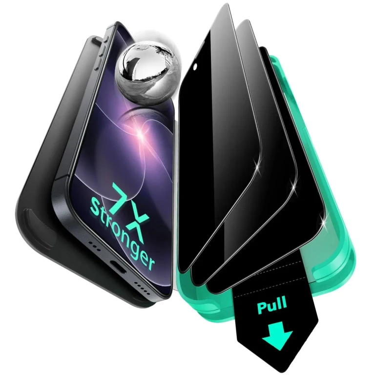 iPhone 16e/14/13 Pro/13 UltraFit Armorite Privacy Screen Protector - 3 Pack - 3 Pack
