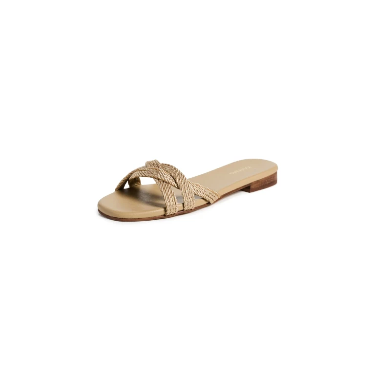 KAANAS Ayanna Sandals Coffee 9