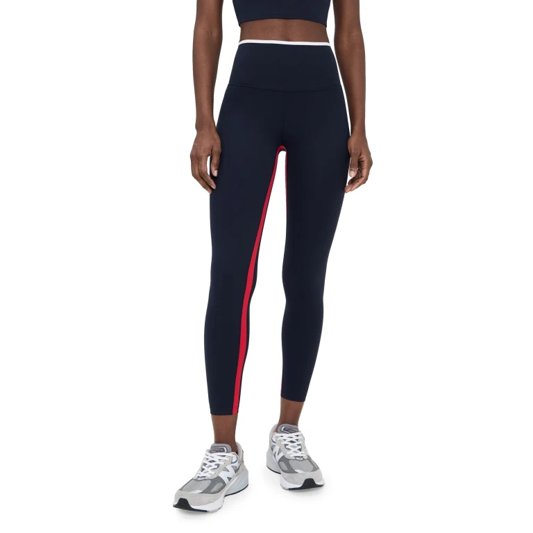 Splits59 Easton Rigor High Waist 7/8 Ankle Leggings Indigo/White XL