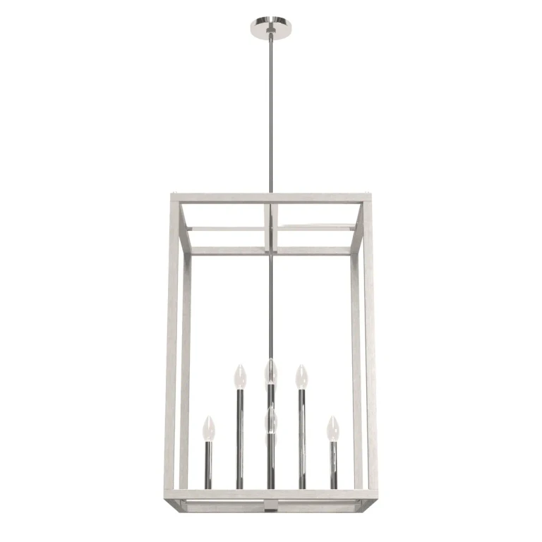 Squire Manor 8-Light Pendant in Chrome