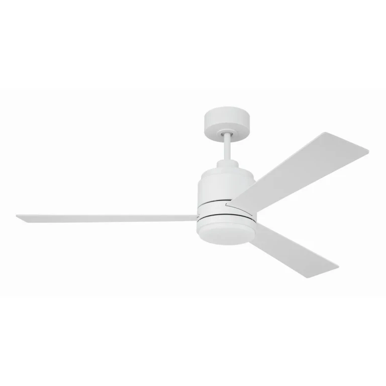 White 52"Ceiling Fan from the McCoy 3 Blade Collection