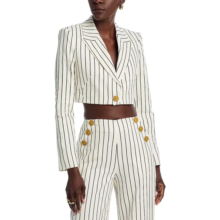 L'Agence Izzie Cropped Blazer
