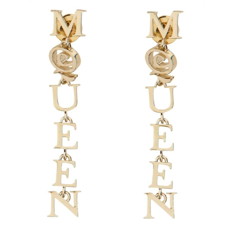 Alexander McQueen Logo Earrings