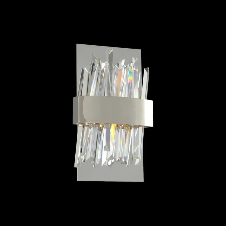 Glacier 12" Wall Sconce in Chrome
