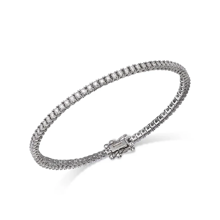 Diamond Tennis Bracelet in 14K White Gold, 0.50 tcw