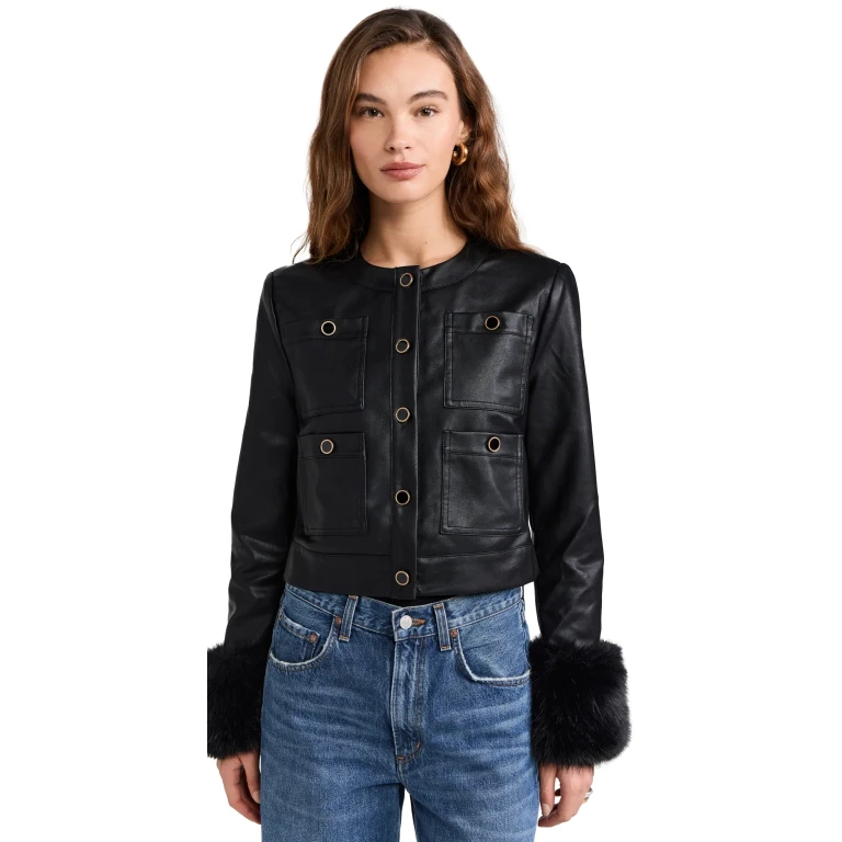 WAYF Boxy Jacket Black XS