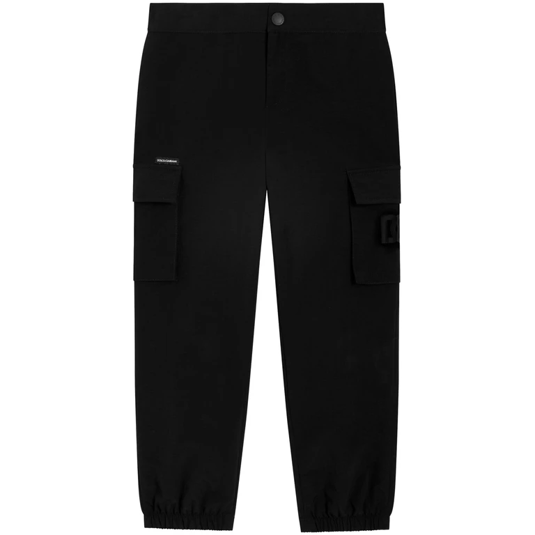 Dolce & Gabbana Kids Pantalone Black Pantaloni
