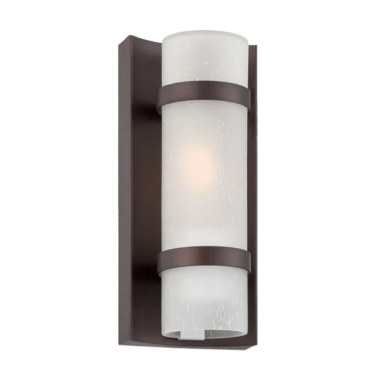 Architectural Bronze One Light Wall Sconce from the Apollo Collection