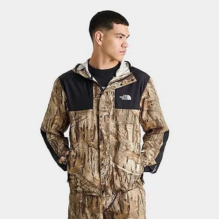 The North Face Men's Forest 1985 Seasonal Mountain Jacket in Kelptan Forest Floor Print Size: Small