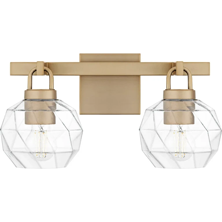 Bronze Gold Bathroom Vanity Light from the Celina Collection