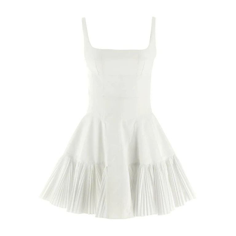 Giovanni Bedin Robe Au Genou - Blanc