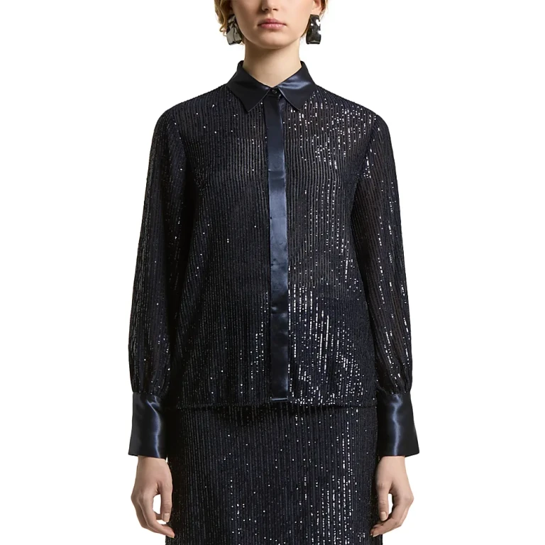 Peserico Sequined Blouse