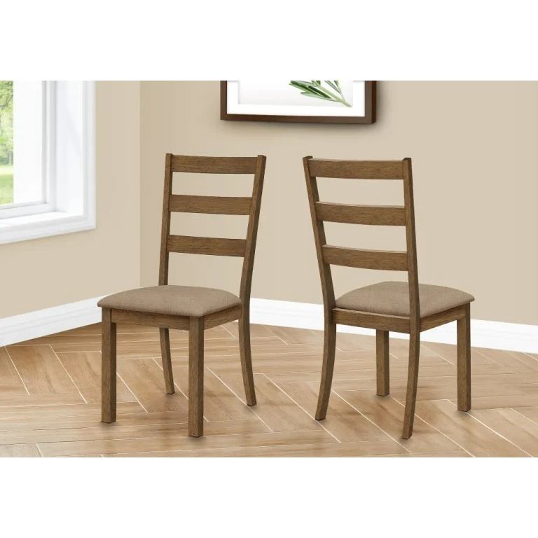 Malina Walnut Brown Dining Chair, Set of 2