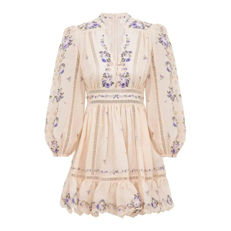 Zimmermann Robe Courte - Multicolore