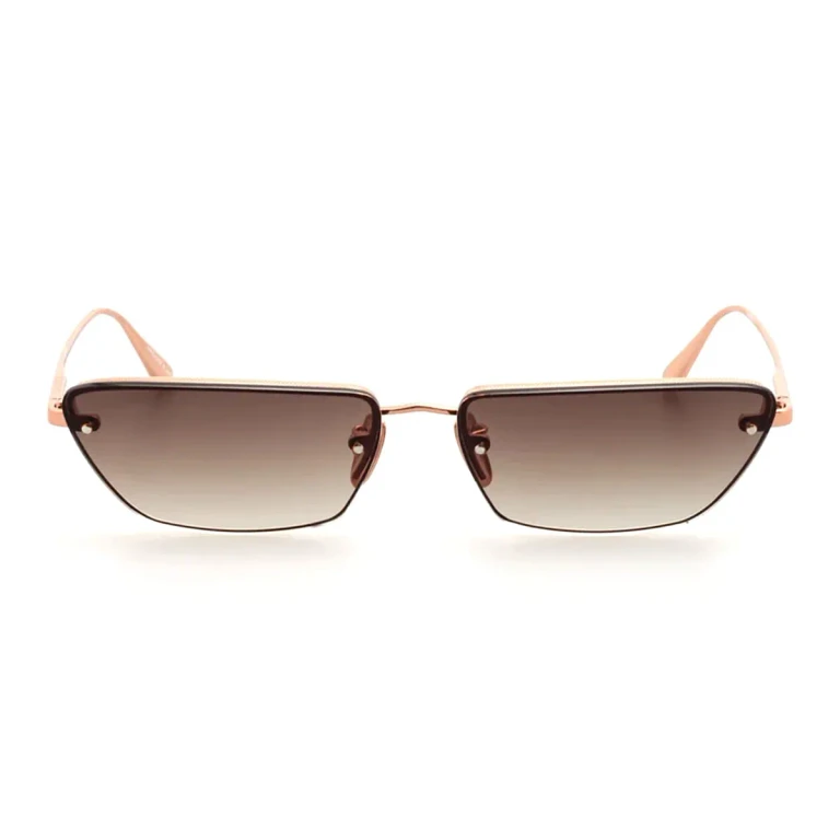 Linda Farrow Cleo - Rose Gold Sunglasses