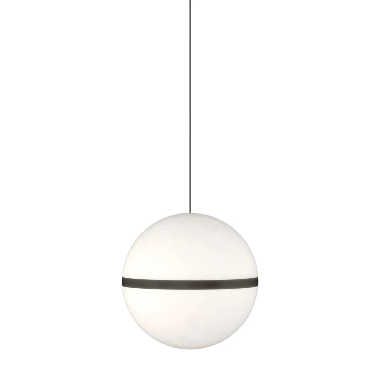 Nightshade Black LED Pendant from the Hanea Collection