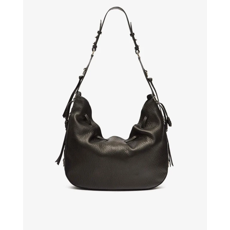 Isabel Marant Sac Bolton Hobo - Noir Et Argenté