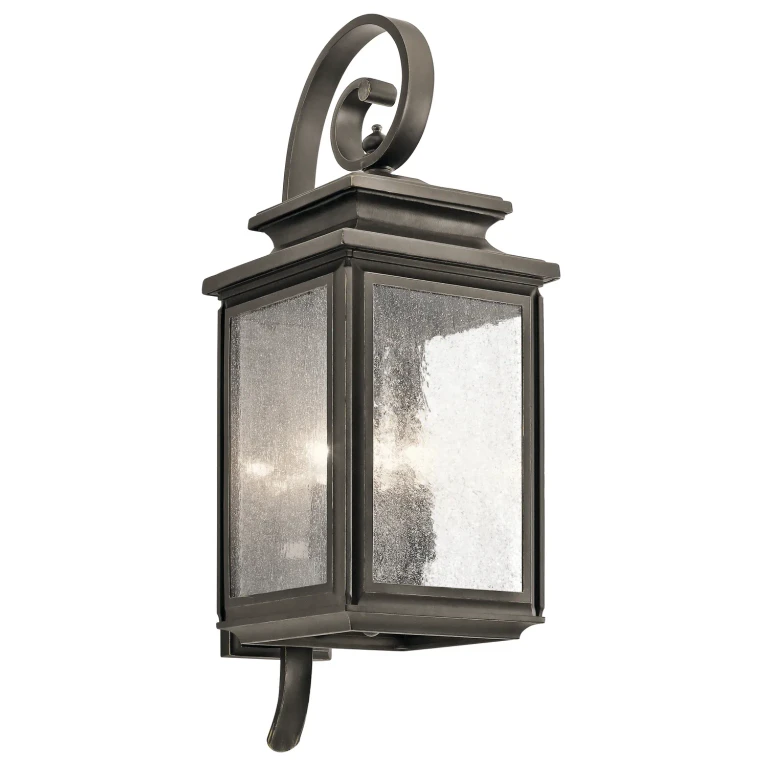 Wiscombe Park 4-Light Large Outdoor Wall in Olde Bronze