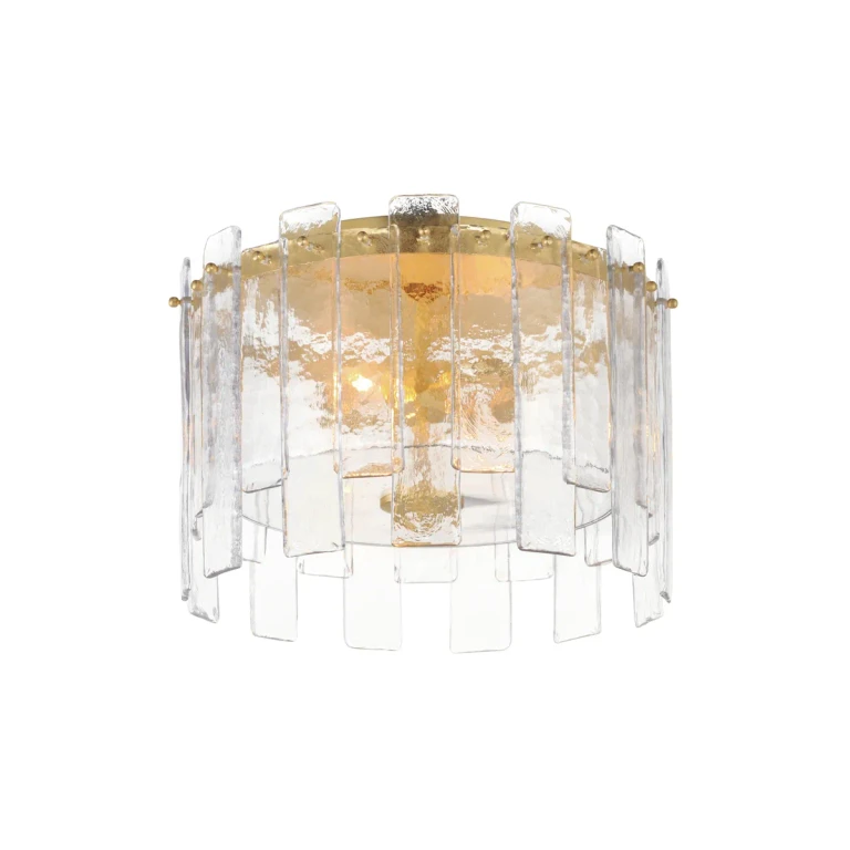 Gold Leaf Flush Mount from the Warren Collection