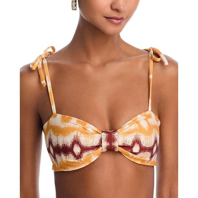 Juan De Dios San Miguel Printed Bikini Top
