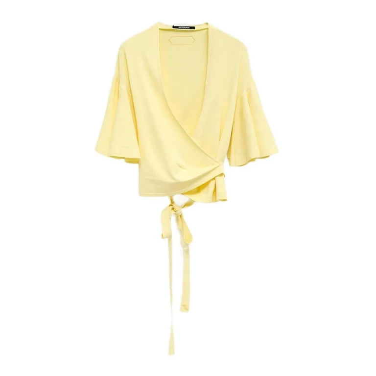 Jacquemus Pull Col Rond - Jaune