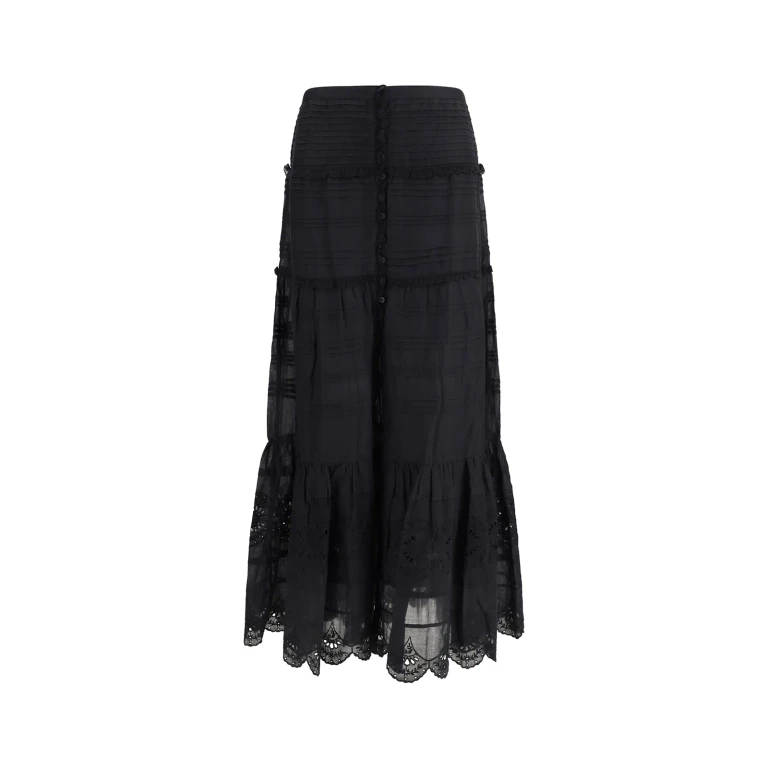 ISABEL MARANT ETOILE Skirt Woman color Black (JU0446FAD1J05E01BK)