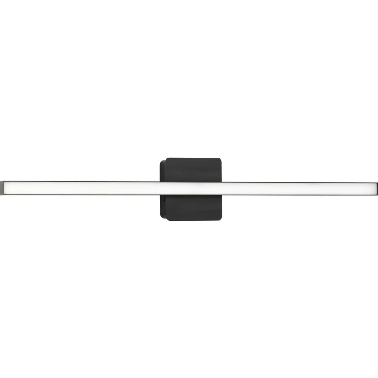 Matte Black LED Linear Vanity from the Phase 4 Led Collection