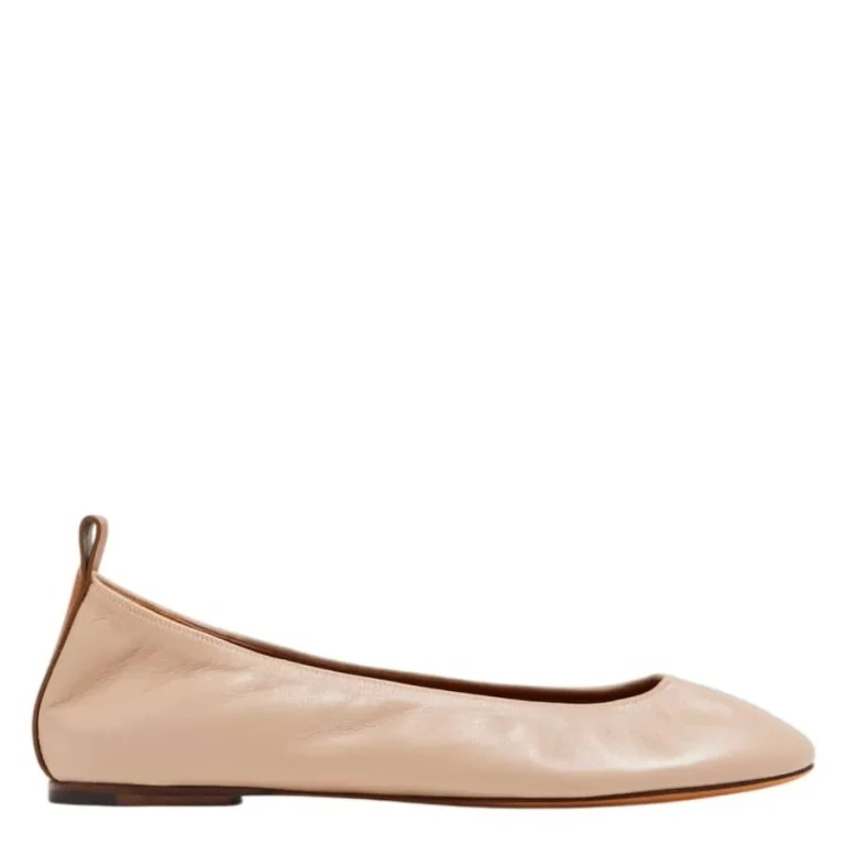 Lanvin The Leather Ballerina Flats