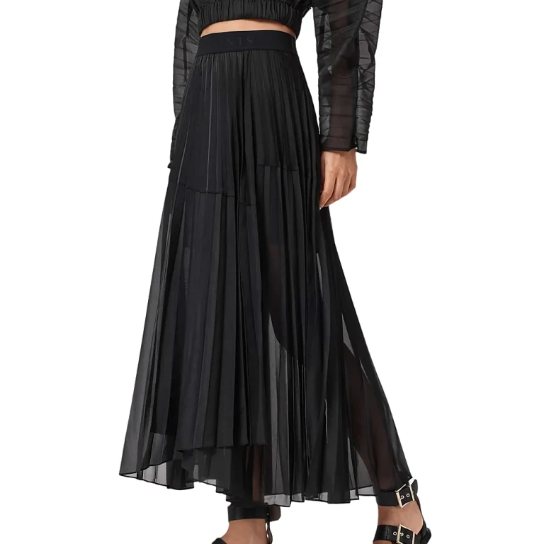 Allsaints Micaela Pleated Skirt