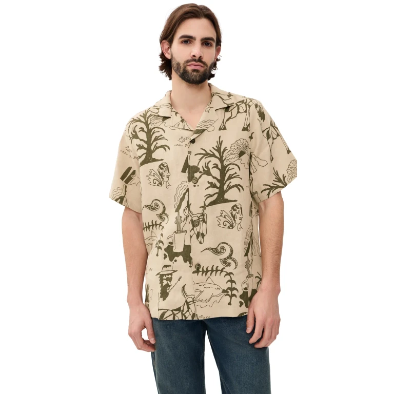 OAS Poplan Cuba Shirt Beige M