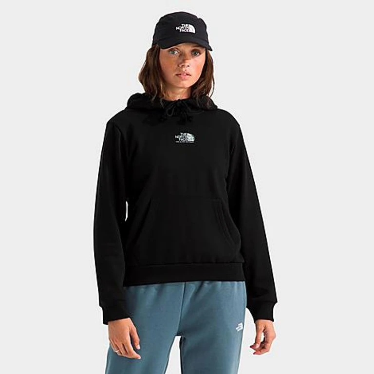 The North Face Women's Floral Alpine Regular Hoodie in TNF Black Size: XS
