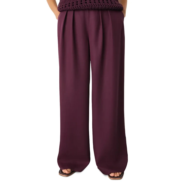 Whistles Pleat Front Relaxed Trousers