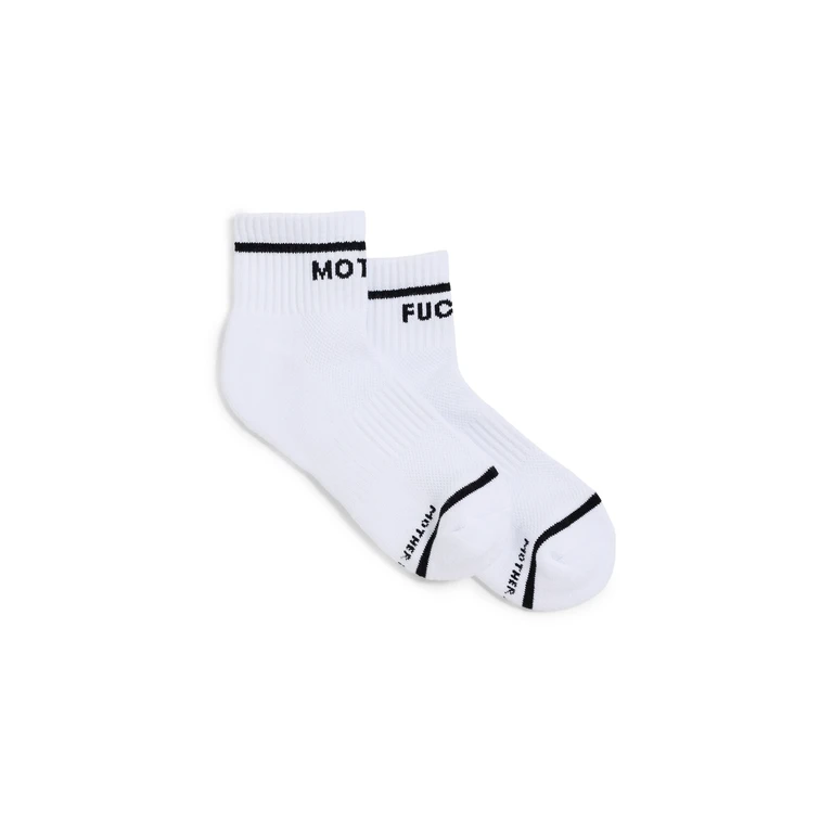 MOTHER Baby Steps Ankle Socks White/Black One Size
