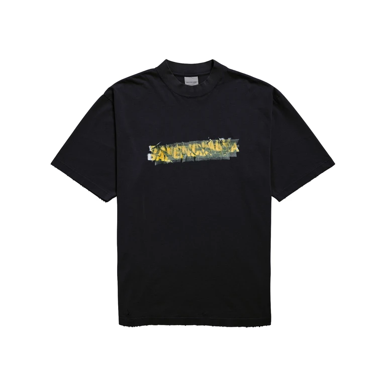 Balenciaga Medium Fit T-shirt Black - Men