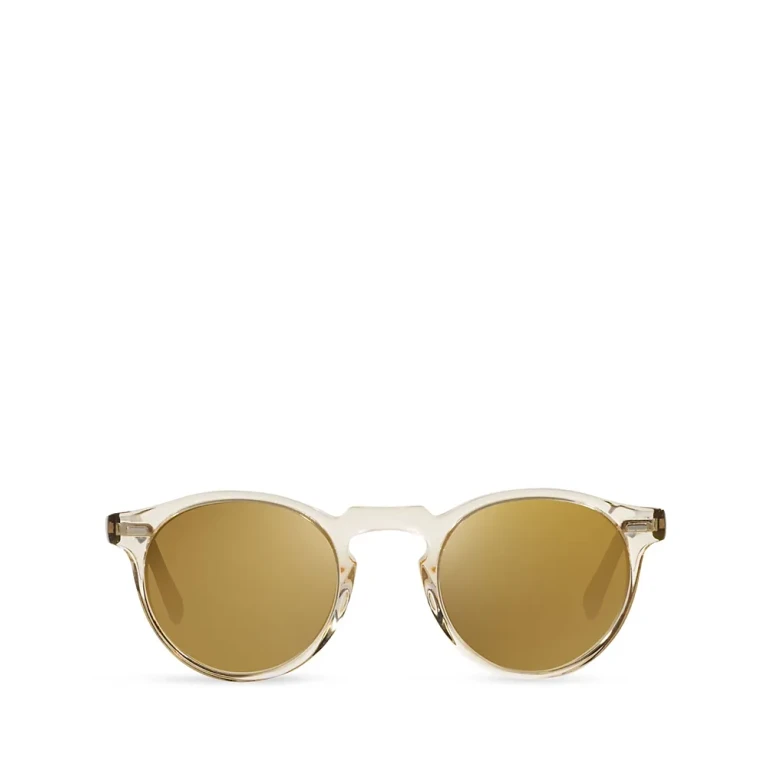 Oliver Peoples Gregory Peck Mirrored Sunglasses, 47mm