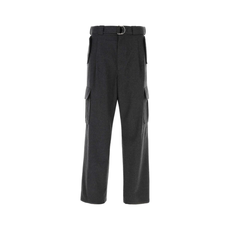 Prada Graphite Wool Cargo Pant Ardesia Pantaloni - Men