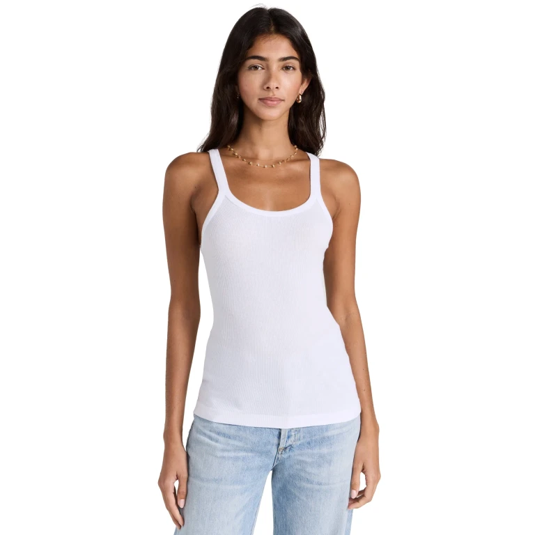 RE/DONE Ribbed Tank Black XS