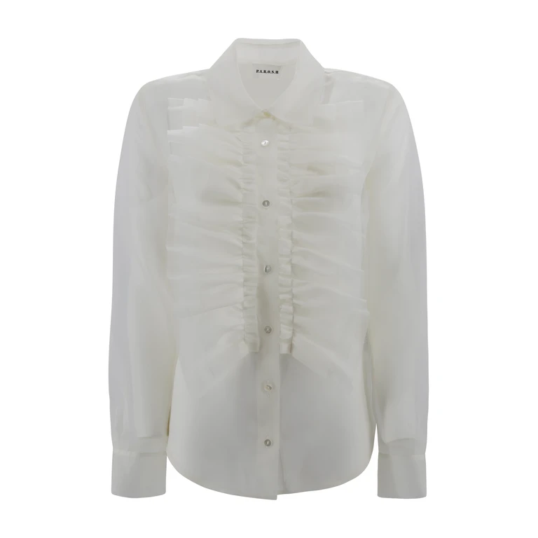 Parosh Shirts Cream Seta - Women