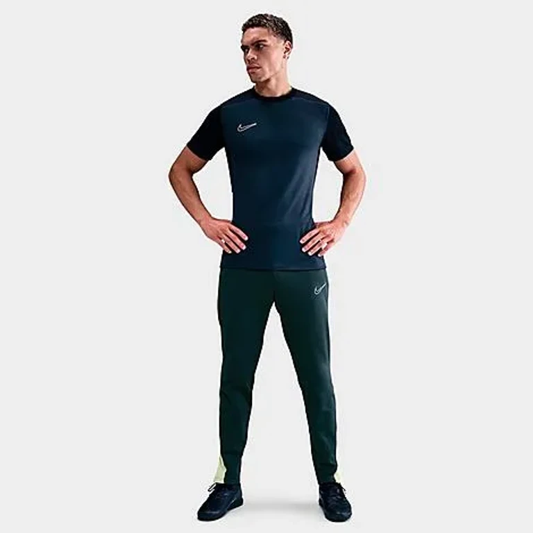 Nike Men's Academy Winter Warrior Therma-FIT Soccer Pants in Seaweed/Limelight Size: Small