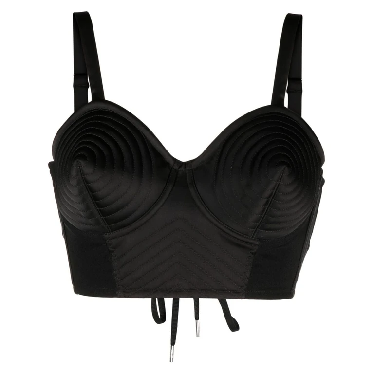 JEAN PAUL GAULTIER Top Black Polyester - Women