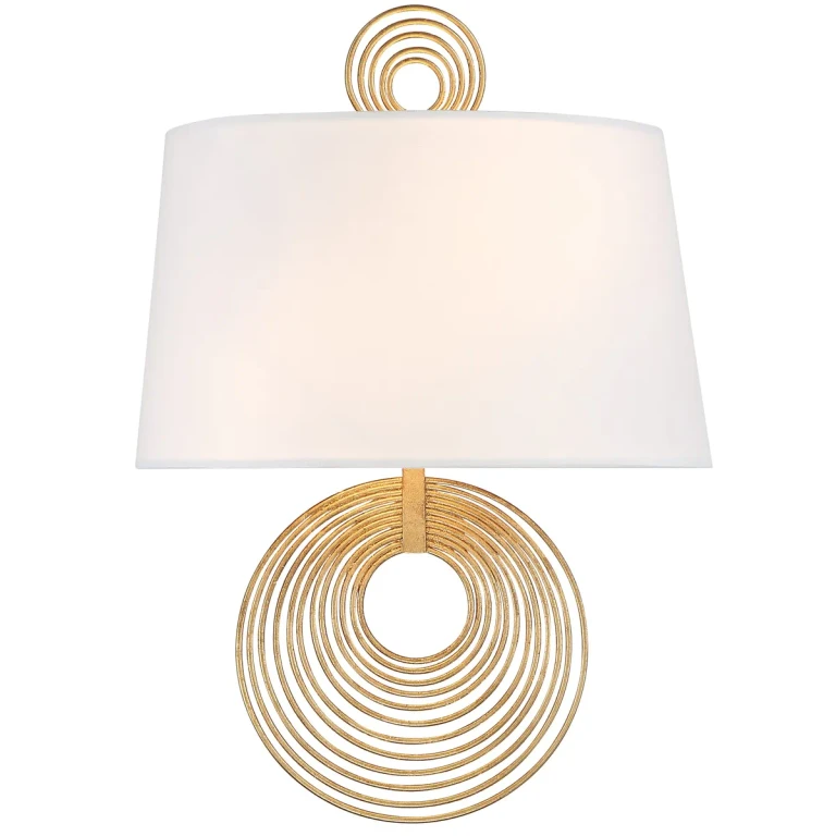 Crystorama Doral 2-Light Wall Sconce in Renaissance Gold